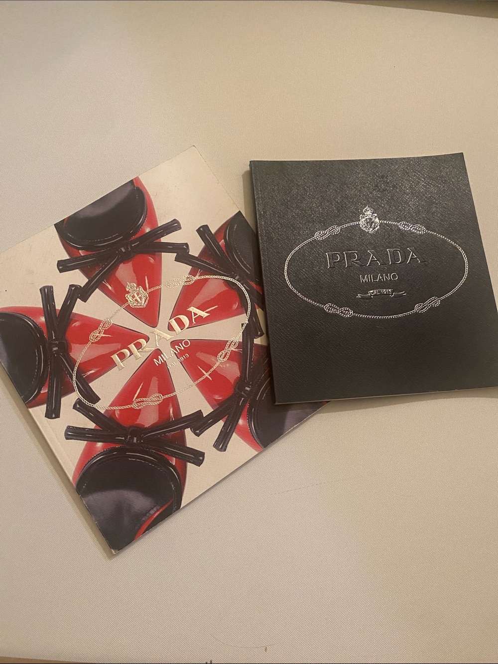 Prada coffee table catalogs